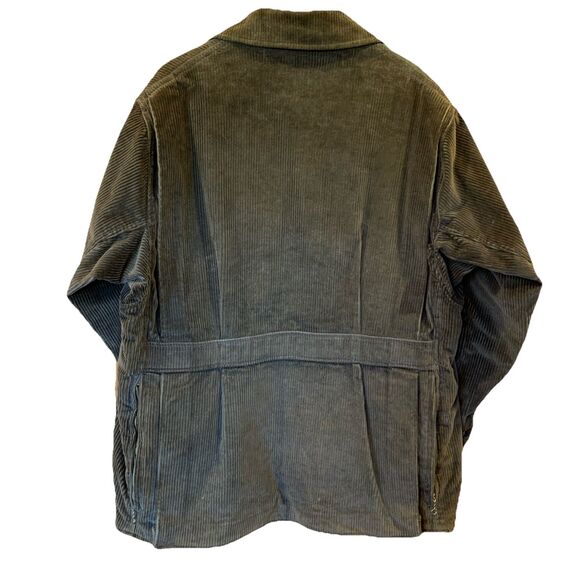 Vintage Abercrombie & Fitch Bird Hunting Jacket Corduroy Outdoors Fowl Sz 46 Grn - Picture 9 of 16